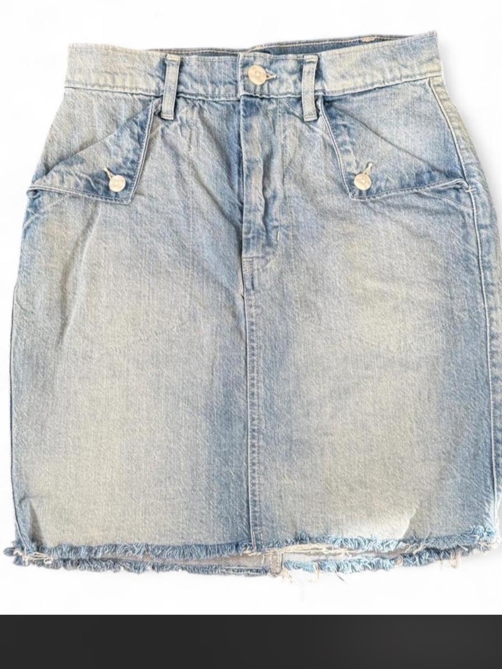GAP Light Wash Denim Mini Skirt
